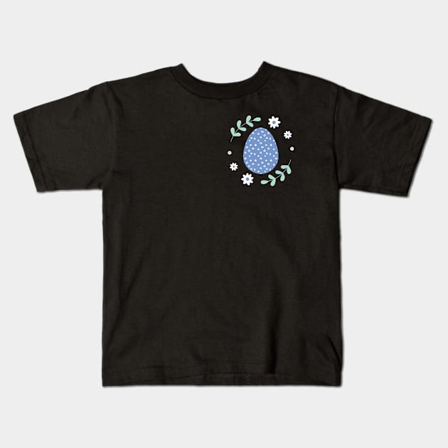 Happy Easter Egg Pattern Kids T-Shirt by ElusiveIntro